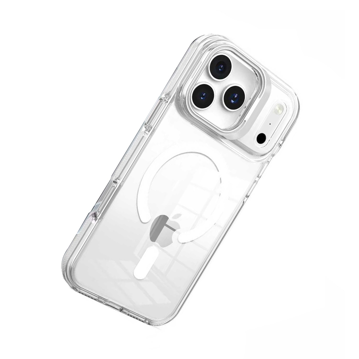 Ultra Clear Case with Camera Stand Function & MagSafe for iPhone 17 Pro - White