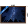 thumbnail image 3 of Milky Way At Night Wall Poster, 14.725" x 22.375", Framed, 3 of 5