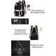 thumbnail image 5 of Mochila para niñas adolescentes Mochila para estudiantes de secundaria Mochila para exteriores con puerto de carga USB (21 litros, negro rosa) Sincero Electrónica, 5 of 5