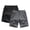 Silver, variant on Guluxicc 2 Pack Boys' Loose Fit Athletic Shorts Zipper Pockets Quick Dry Running Shorts 7-15 Years