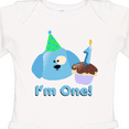 thumbnail image 4 of Inktastic 1st Birthday Puppy Blue Boys Long Sleeve Baby Bodysuit, 4 of 5