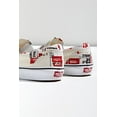 thumbnail image 3 of Vans Slip On Skate Shoes Packing Tape Blanc De Blanc Red VN0A4U38WN4, US Men 5.5 / Women 7, 3 of 4