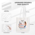 thumbnail image 4 of VIVACITE Christian Tote Bags for Women Vintage Canvas Tote Bag for Women Bible Tote Bags for Women Christian Gifts for Women Faith Bible Carrier Church Bags for Women with Bible Verse Psalm 91:4, 4 of 6