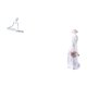 thumbnail image 5 of Figura de escritorio de pensador, escultura abstracta, estatua de niña, adorno de resina, diseño moderno, adecuada para oficina, hogar, estantería, sa, 5 of 8
