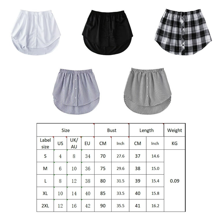 Black and white hot sale striped skirt 5xl