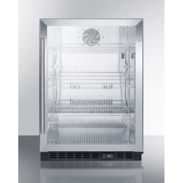 Summit Commercial Builtin UnderCounter Beverage Fridge with SS