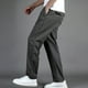 thumbnail image 5 of Pantalones cargo de longitud completa para hombre, deportivos, informales, con bolsillo, cordón y cremallera, color liso, cintura elástica, 5 of 5