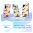 thumbnail image 2 of Funda de teléfono Heaofei Cute para iPhone 14 Pro, mujer, Iridescent Cloud, 2 of 7