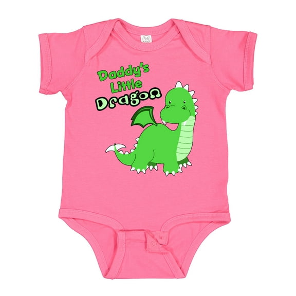 Inktastic Daddy's Little Dragon Boys or Girls Baby Bodysuit