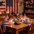 thumbnail image 6 of Cheapark 147、Bald Eagle Resin Sculpture Spread Wing Animal Statue for Office Hotel Living Room American Style Home Craft Decor, 6 of 6