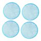 thumbnail image 2 of Juego de 4 cabezales de repuesto para mopa giratoria, almohadillas para mopas eléctricas, para suelos redondos azul, 2 of 9
