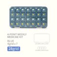 thumbnail image 6 of HHVB Pill Organizer 4 Times a Day with Moisture-Proof Design, Large Pill Box 7 Day Easy to Use, Portable Pill Case for Travel with Double Protection, Pill Containers for Vitamins, Medications, 6 of 6