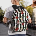 thumbnail image 7 of Fotbe Rose Flowers Lightweight Casual Laptop Backpack for Men and Women, Daily use Waterproof backpack, Backpack for College, 7 of 7