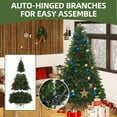 thumbnail image 4 of Uforic 9ft Spruce  Artificial Christmas Tree with 2028 Branch Tips & Foldable Base, Black, 4 of 8