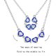 thumbnail image 1 of Amor único en forma de corazón plegable collar de dos usos collar de flores cadena de clavícula Wmkox8yii shlkj105, 1 of 1