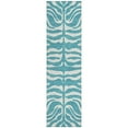 thumbnail image 2 of Addison Rugs Chantille Indoor/Outdoor Transitional Geometric, Abstract Teal Washable Runner Rug, 2'3" x 7'6", 2 of 6