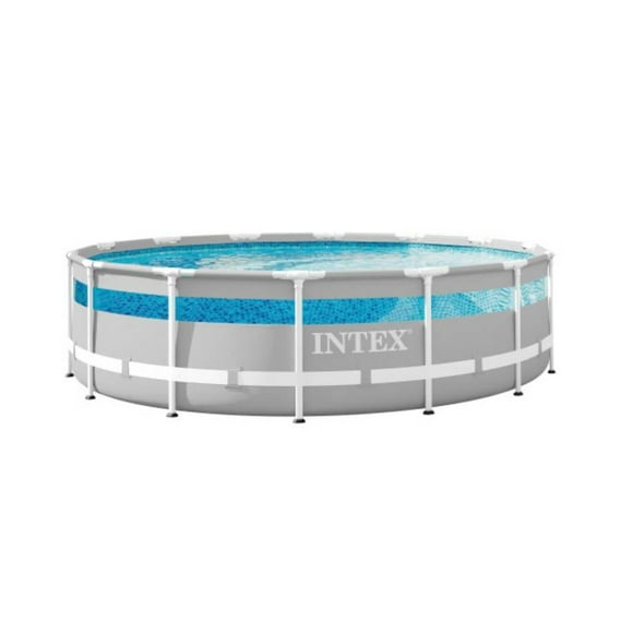 Intex 14Ft X 42In Prism Frame Clearview Premium Pool Set, Age: 6+