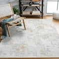 thumbnail image 2 of Grey Abstract Area Rugs for Living Room Washable Rugs Boho Moroccan Area Rug Soft Neutral Geometric Bohemian Carpet Distressed Indoor Rug for Bedroom Dining Room Office Foldable Nonslip Rug, 2 of 9
