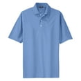 thumbnail image 5 of Yellow Rooster Men's Tall Dri-Mesh Male Polo Blueberry XLT, 5 of 6