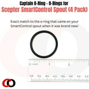 Captain O-Ring Replacement O-Rings for Scepter SmartControl Gas Can Spout 4 Pack
