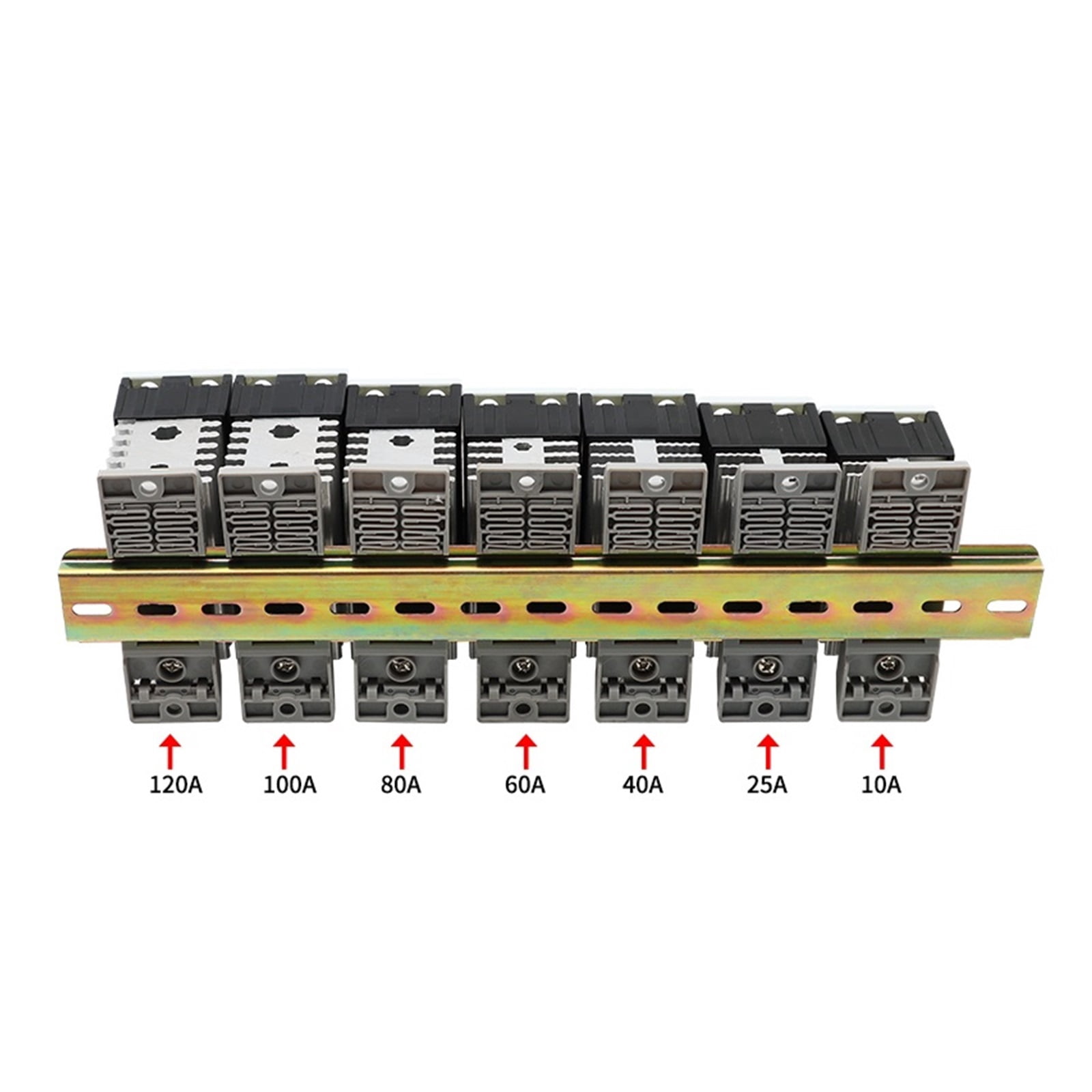 EJYWPSWD Solid State Relay with Aluminum Heat Sink Da Aa Dd 3-32vdc 10a 25a 40a 60a 80a 100a 120a Single Phase Control Ssr Din Rail