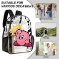 thumbnail image 5 of Kirby Clear Backpack See Through Backpack Heavy Duty Bookbag Transparent Bag for Colleges School Work Sport Travel, 5 of 7