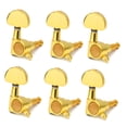thumbnail image 3 of CRAFTHROU 6PCS Tuning Pegs Gear for Electric Guitar Golden for String Replacement, 3 of 8