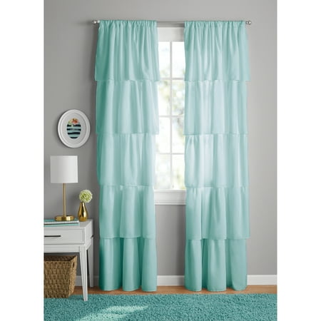 Your Zone Ruffle Girls Bedroom Curtain