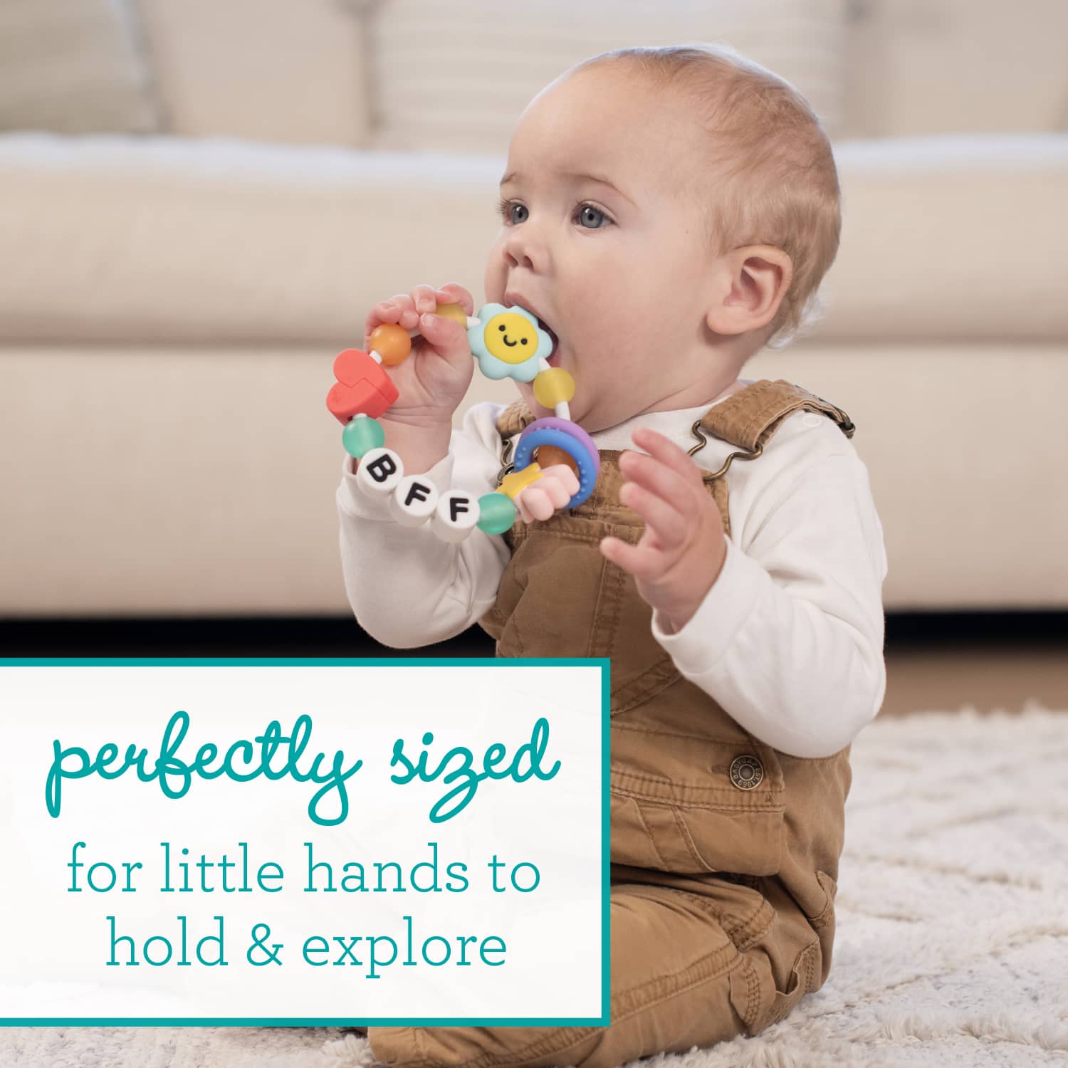 Infantino Friendship Baby Teething Toy, Silicone photo 4