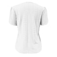 thumbnail image 7 of BLVB Women Eyelet Spring Summer Tops Dressy Casual Petal Short Sleeves Shirts Loose Blouse Outfits Beach Vacation Clothes, 7 of 7