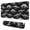 Black Dinosaurs Skeleton, variant on Long Mouse Pads for Desk,Black Dinosaurs Space Surfing Pattern Desk Mats on Top Of Desks, Desk Mouse Pad Extra Large with 3mm Non-Slip Base and Stitched Edge for Gaming,Office,Work,Home 31.5"x11.8"