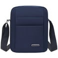 thumbnail image 2 of Hfnxid Mens Small Crossbody Bag Casual Messenger Shoulder Sling Bag Oxford Packs for Work Business, 2 of 8