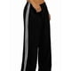 thumbnail image 3 of Pantalones Deportivos Holgados de Pierna para Mujer, Tiro Bajo, Estilo Y2K, con Cordón Ajustable Negro L, 3 of 10