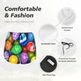 thumbnail image 4 of Daiia Colorful Easter Eggs1 Pattern Women's 2 in 1 Running Shorts - Lightweight Athletic Workout Gym Yoga Shorts Liner with Phone Pockets-Medium, 4 of 7