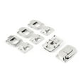 thumbnail image 1 of Unique Bargains Tool Box Chest Case Suitcase 40mm Long Metal Clasp Latch Catch Silver Tone 5pcs, 1 of 1