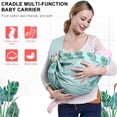 thumbnail image 6 of Pink Sears Newborn Carrier, Nursing Cover, Breathable Mesh Fabric, Summer Essential - Newborn-Friendly Hugging Position For Newborns, All-Season Multi-Functional - For, 6 of 8