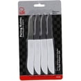 thumbnail image 2 of Chef Craft Select Paring Knife Set, 2.5 Inch Blade 6 Inches in Length 4 Piece Set, Stainless Steel/Black, 2 of 5