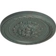 thumbnail image 3 of Ekena Millwork 11 1/2"OD x 1"P Palmetto Ceiling Medallion, Hand-Painted Cloud Burst Crackle, 3 of 7