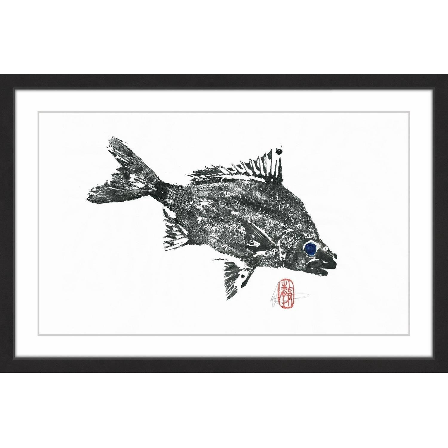 "Silver Bream" Framed Painting Print