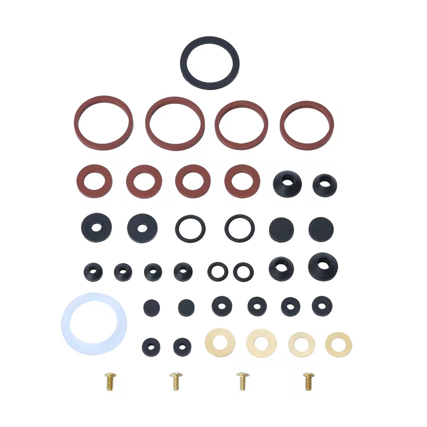 Mainstays 42-Piece Multi-Material Washer Kit for Home and Auto Repairs