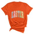 thumbnail image 1 of Plebaso T-Shirts de Pâques pour Femmes Manches Courtes Graphiques Hauts Imprimés Décontractés Mode pour Femmes, 1 of 6