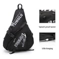 thumbnail image 6 of Fashion chest bag men's tide brand printing pattern large-capacity shoulder bag sports backpack men's travel messenger student school bag, 6 of 14