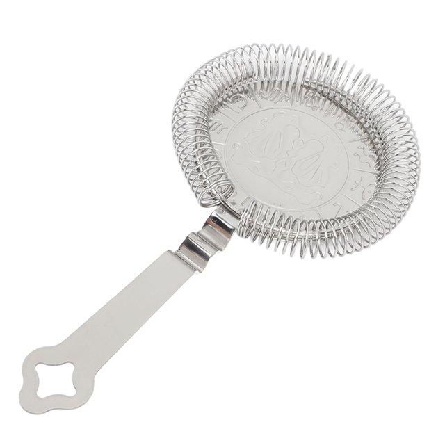 Colador De Barra, Colador De Cóctel De Acero Inoxidable, Colador Hawthorne Para Bebidas Con Resorte Flexible, 8,1 X 3,9 Pulgadas, Tema Constelación