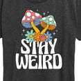 thumbnail image 3 of Instant Message - Stay Weird Mushrooms - Women's Short Sleeve Graphic T-Shirt, 3 of 6