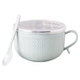 thumbnail image 3 of Soup Bowls with Handles & Spoons, Plastic Ramen Bowl with Lid, Large Soup Mugs/Cups for Instant Noodle, Big Cereal Bowls for Oatmeal, Soup Containers with Lids, 2 Set, 5.51x3.74", 3 of 7