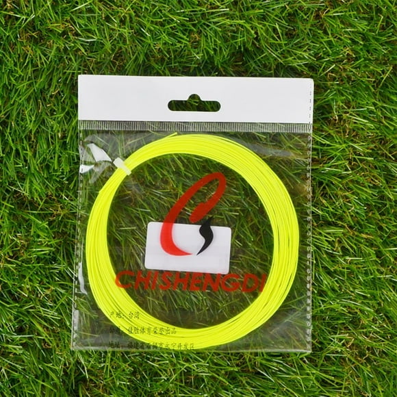 Multicolor Badminton String Tool Length 10M Nylon Badminton Racket Stringing Training High Elasticity Badminton Racquet Wire fluorescent green