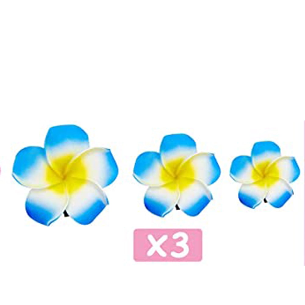 Red Plumeria 2 inch Foam Frangipani Flower Beach Wedding Garden Vacation 15pcs 