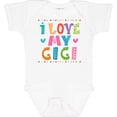 thumbnail image 3 of Inktastic I Love My Gigi for Babies Girls Baby Bodysuit, 3 of 5
