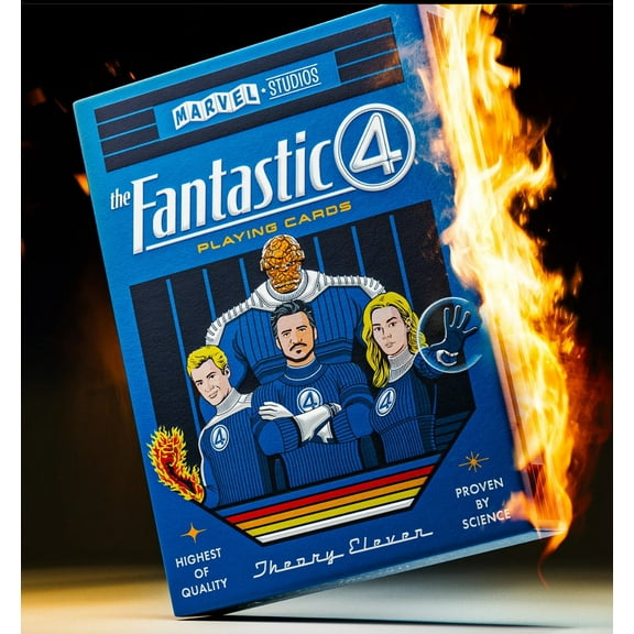 theory11 Fantastic Four Themed Playing Cards, Poker Size Custom Index