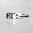thumbnail image 3 of Xinyolin Lady Finger Ring Exquisite Rhinestone - Green Cubic Zircon Female Ring for Wedding, 3 of 8